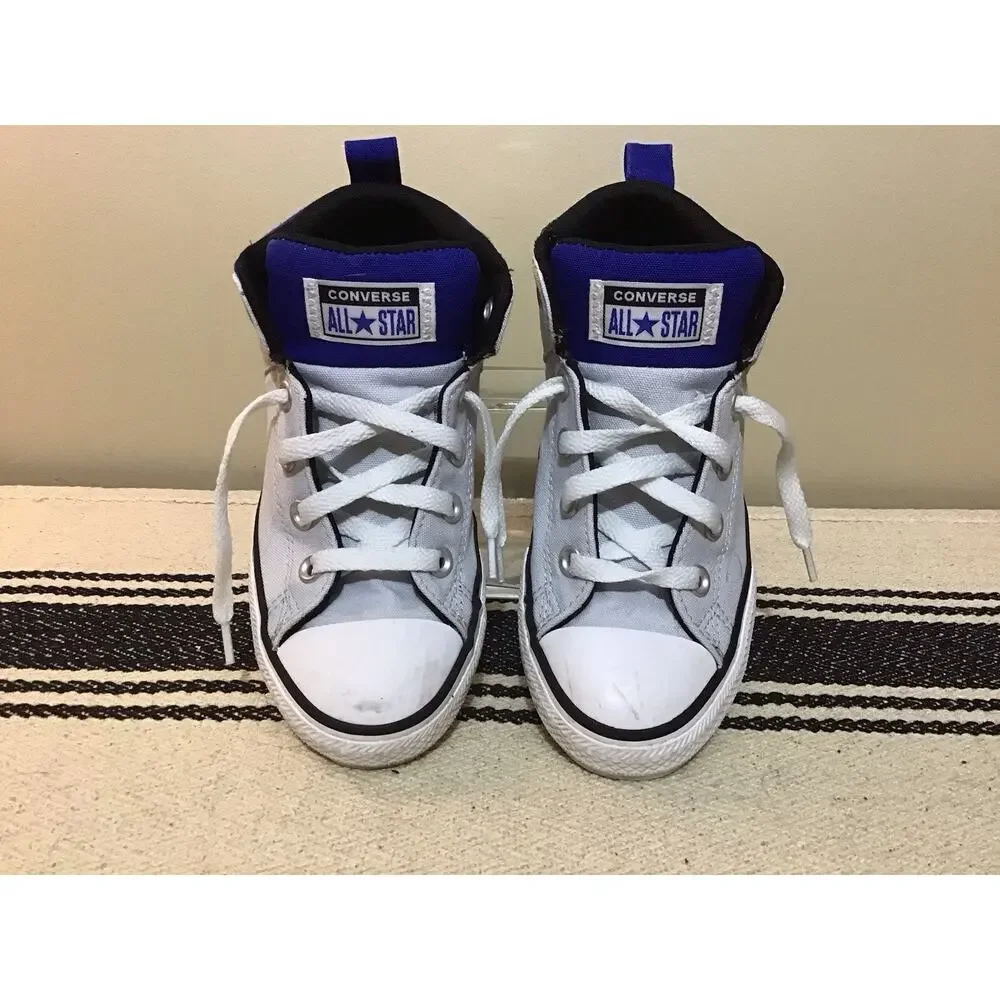 Kids Converse Chuck Taylor All Star Axel Mid Top Shoe Sz US 2 Cushion Insole